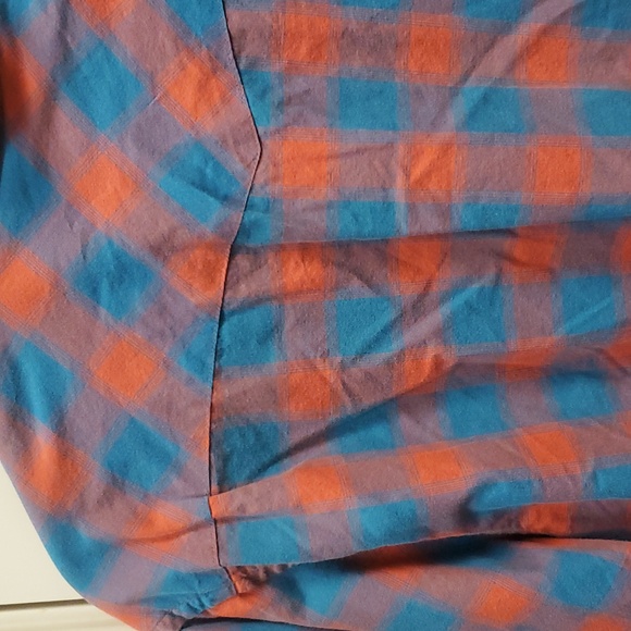 RCVA snap button vintage plaid shirt button down casual XL - Picture 14 of 17